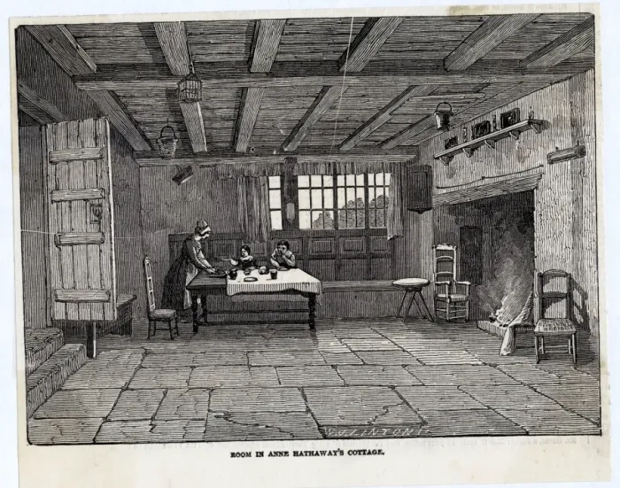 Framed Print : Shakespeare / Hathaway Cot Framed Print : Shakespeare / Hathaway Cot