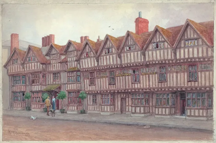 Framed Print : The Shakespeare Hostelrie, Stratford-upon-Avon Framed Print : The Shakespeare Hostelrie, Stratford-upon-Avon