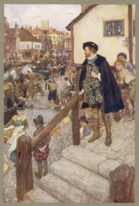 Framed Print : Shakespeare in London Framed Print : Shakespeare in London