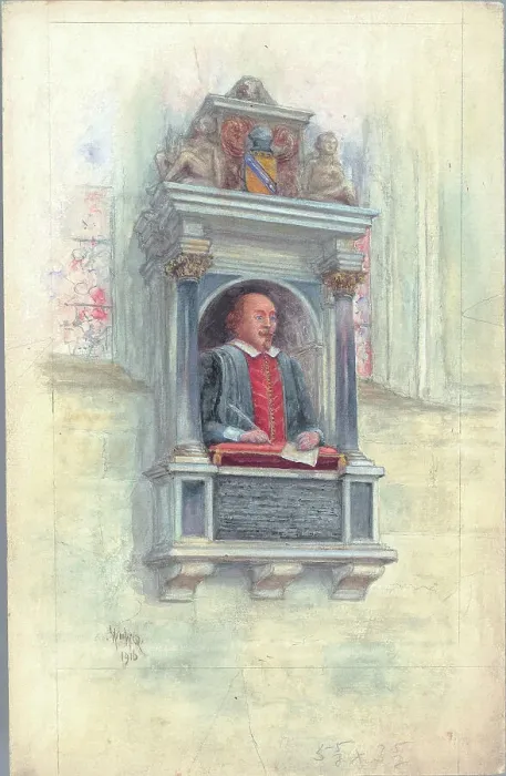 Framed Print : Shakespeare memorial, Holy Trinity Church, Stratford