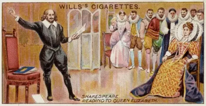 Framed Print : Shakespeare / Reading Eliz Framed Print : Shakespeare / Reading Eliz