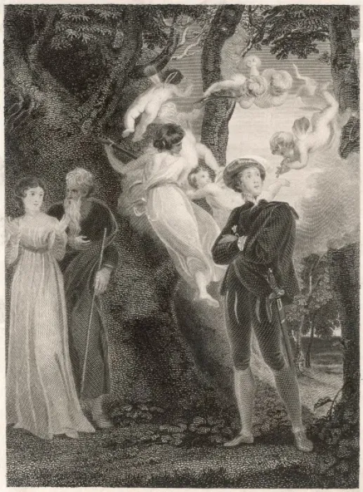 Framed Print : Shakespeare: Tempest Framed Print : Shakespeare: Tempest