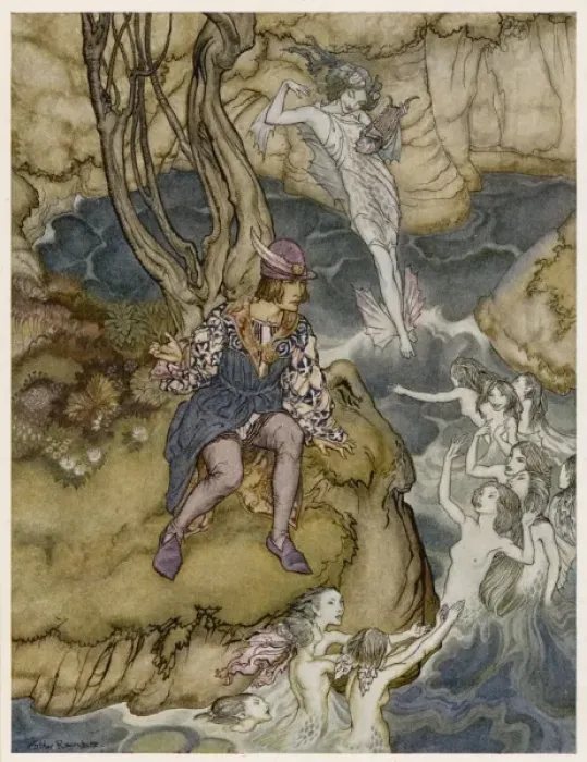 Framed Print : Shakespeare / The Tempest Framed Print : Shakespeare / The Tempest