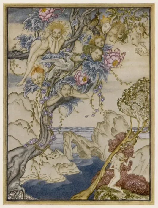 Framed Print : Shakespeare / The Tempest Framed Print : Shakespeare / The Tempest