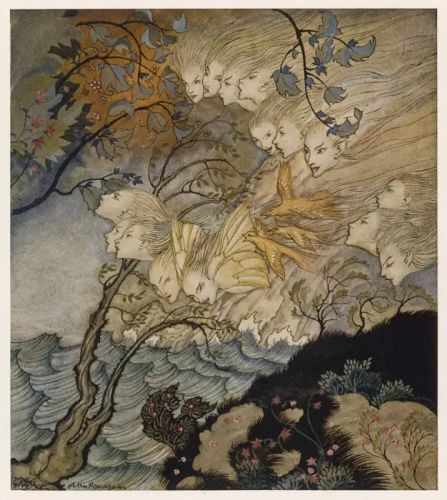 Framed Print : Shakespeare / The Tempest Framed Print : Shakespeare / The Tempest