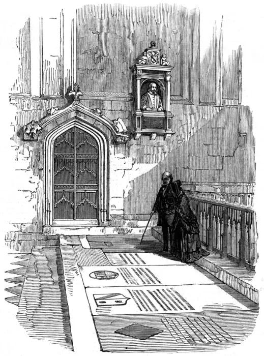 Framed Print : Shakespeare Tomb Framed Print : Shakespeare Tomb
