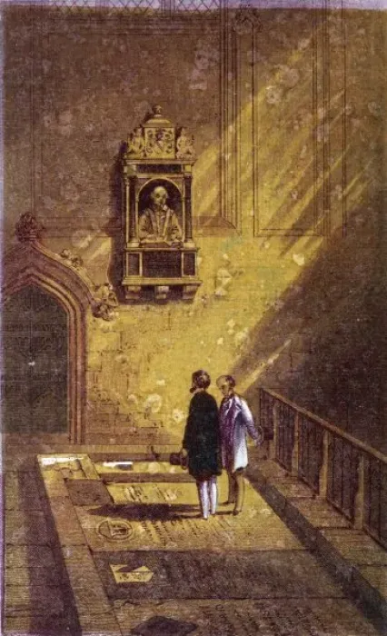 Framed Print : Shakespeare / Tomb / Col Framed Print : Shakespeare / Tomb / Col