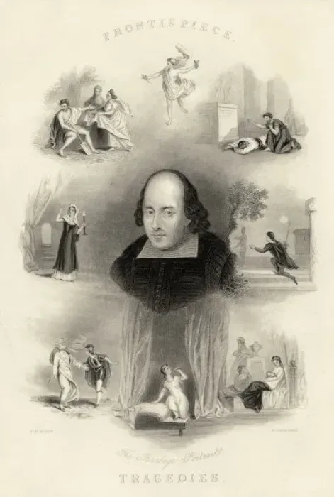 Framed Print : Shakespeare / Tragedies Framed Print : Shakespeare / Tragedies