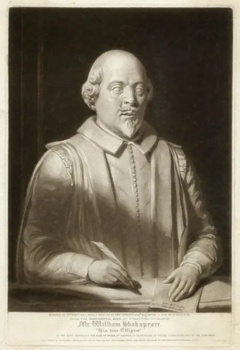 Framed Print : Shakespeare / Ward / Bust Framed Print : Shakespeare / Ward / Bust