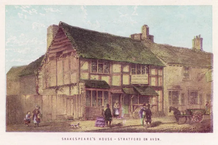 Framed Print : SHAKESPEARES BIRTHPLACE Framed Print : SHAKESPEARES BIRTHPLACE