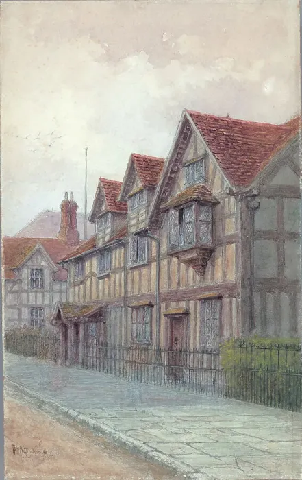 Framed Print : Shakespeare's Birthplace, Stratford upon Avon Framed Print : Shakespeare's Birthplace, Stratford upon Avon