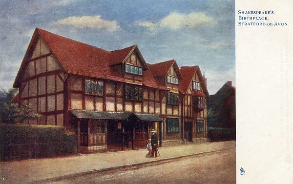 Shakespeares birthplace, Stratford-on-Avon, Warwickshire