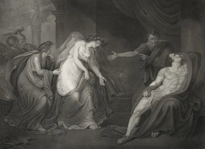 Framed Print : Shakspeare, Antony and Cleopatra Framed Print : Shakspeare, Antony and Cleopatra