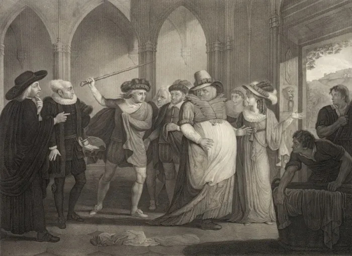 Framed Print : Shakspeare. Merry Wives of Windsor. Act IV. scene II Framed Print : Shakspeare. Merry Wives of Windsor. Act IV. scene II