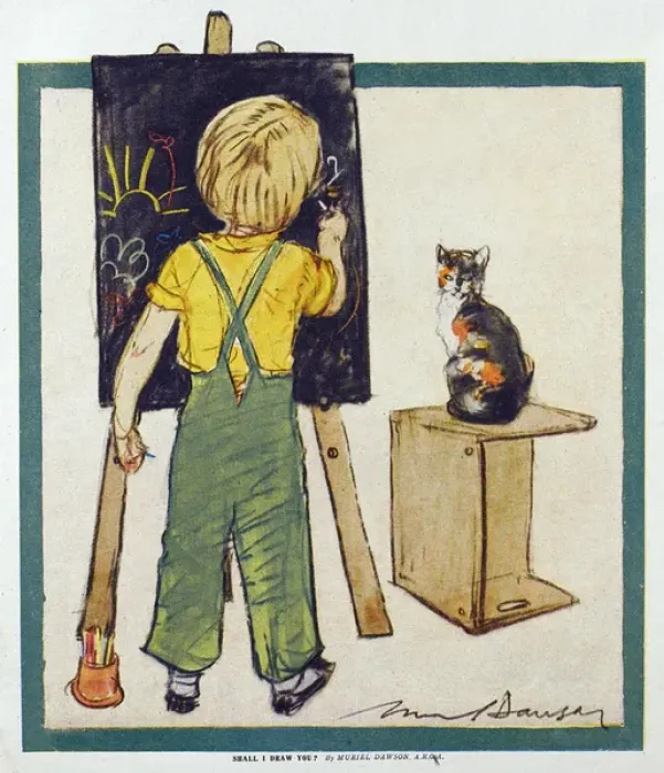 Framed Print : Shall I Draw You? by Muriel Dawson Framed Print : Shall I Draw You? by Muriel Dawson