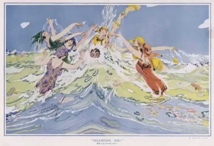 Framed Print : Shampoo Sir? Framed Print : Shampoo Sir?
