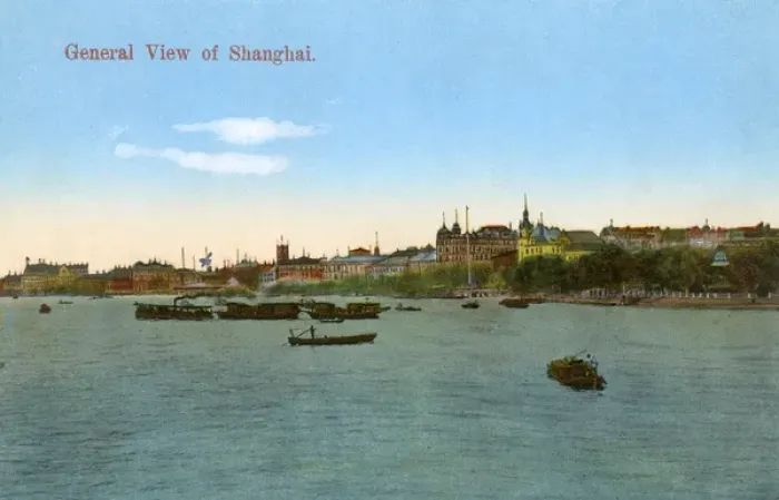 Framed Print : Shanghai, China - The Bund from the Huangpu River Framed Print : Shanghai, China - The Bund from the Huangpu River