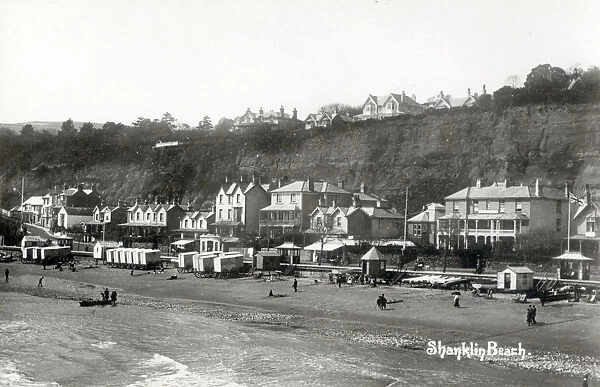 Shankin Beach, Isle of Wight, Hampshire, England. Date: circa 1910s