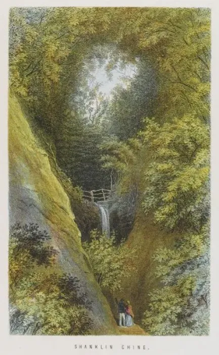 Framed Print : Shanklin Chine I. O. W Framed Print : Shanklin Chine I. O. W