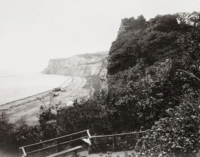 Framed Print : Shanklin, Dunnose cape on the Isle of Wight in the English Channel Framed Print : Shanklin, Dunnose cape on the Isle of Wight in the English Channel