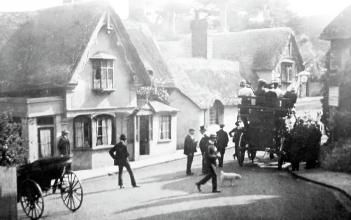 Framed Print : Shanklin, Isle of Wight, Victorian period Framed Print : Shanklin, Isle of Wight, Victorian period