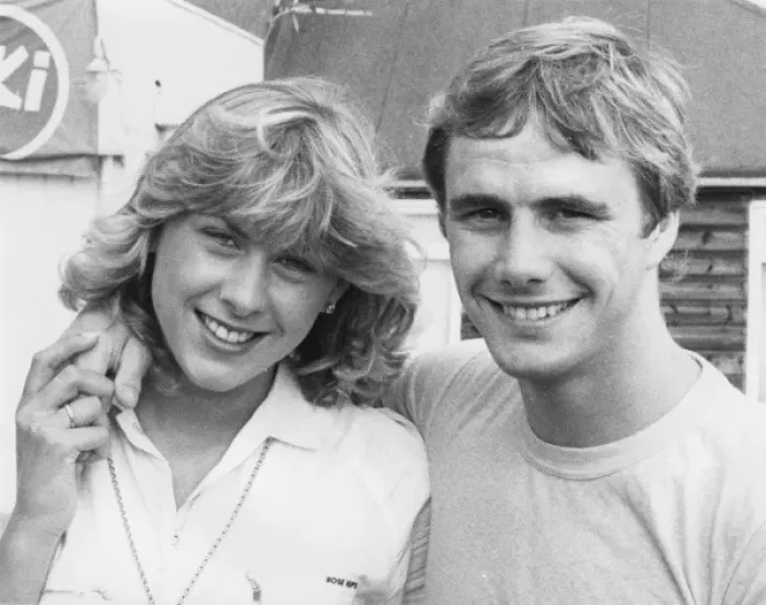 Framed Print : Sharron Davies and Neil Adams Framed Print : Sharron Davies and Neil Adams