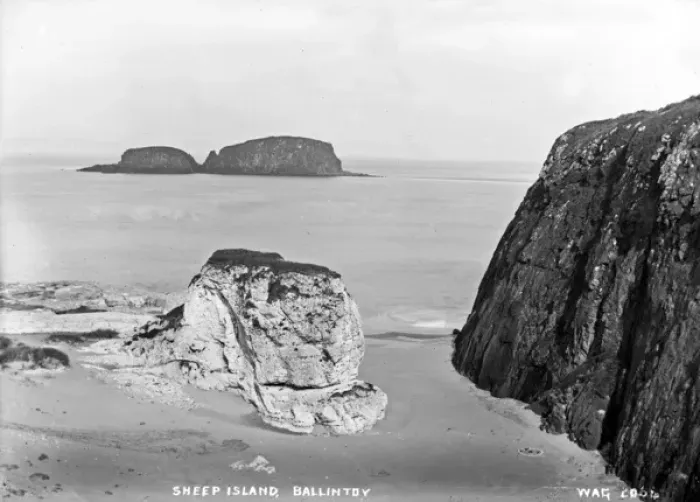 Framed Print : Sheep Island, Ballintoy Framed Print : Sheep Island, Ballintoy