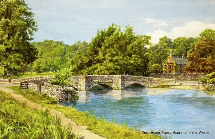 Framed Print : Sheepwash Bridge, Ashford in the Water, Derbyshire Framed Print : Sheepwash Bridge, Ashford in the Water, Derbyshire