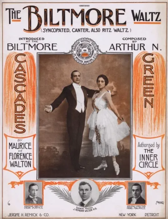 Framed Print : Sheet music for The Baltimore Waltz featuring Maurice and Fl Framed Print : Sheet music for The Baltimore Waltz featuring Maurice and Fl