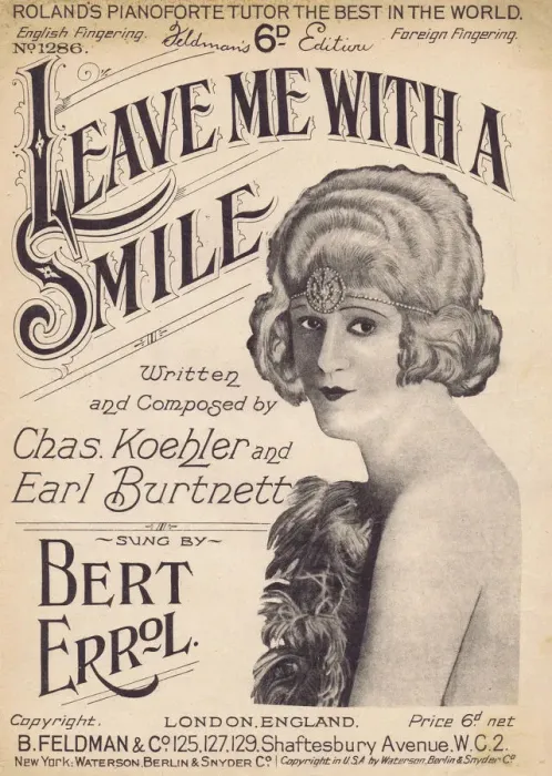 Framed Print : Sheet music - British female impersonator Bert Errol Framed Print : Sheet music - British female impersonator Bert Errol