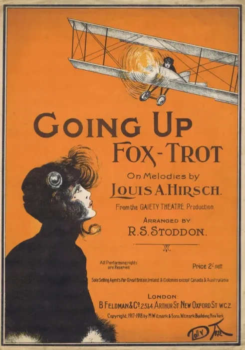 Framed Print : Sheet music for Going Up, a musical at the Gaiety Theatre, L Framed Print : Sheet music for Going Up, a musical at the Gaiety Theatre, L