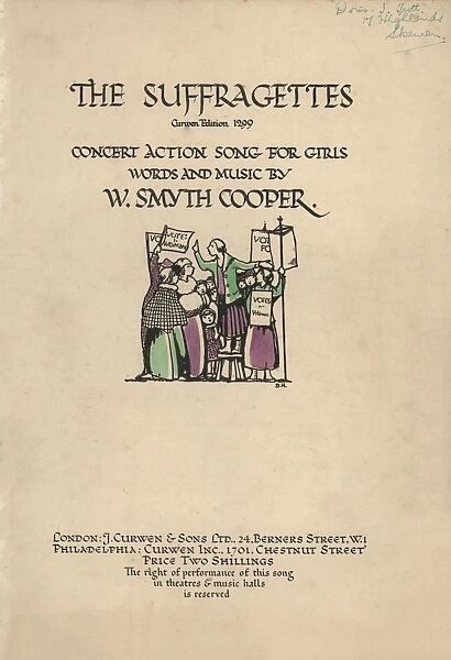 Sheet Music The Suffragettes