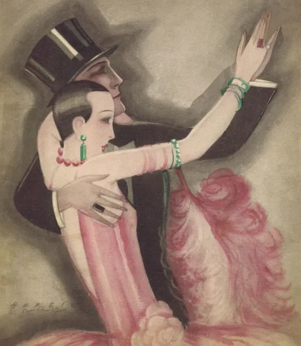 Framed Print : Sheet music for Zu Tee und Tanz (To Tea and Dance), 1927