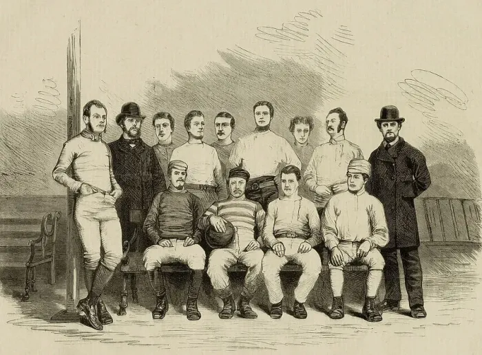 Framed Print : Sheffield football team, 1874 Framed Print : Sheffield football team, 1874