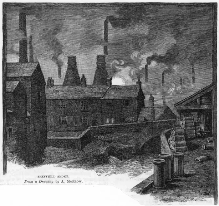 Framed Print : Sheffield / Morrow C1885 Framed Print : Sheffield / Morrow C1885