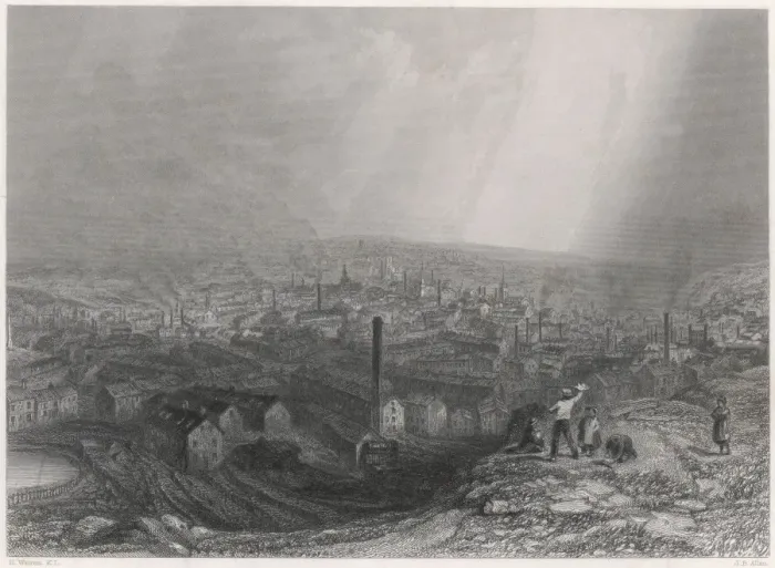 Framed Print : Sheffield / Warren C1840 Framed Print : Sheffield / Warren C1840