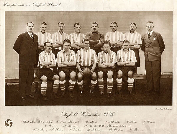 Sheffield Wednesday Cup Final Team 1935