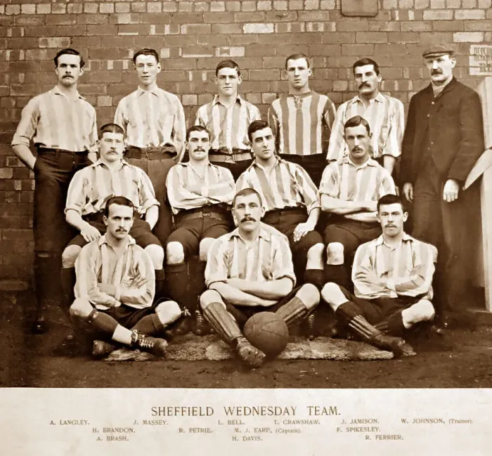 Framed Print : Sheffield Wednesday Team, 1890s Framed Print : Sheffield Wednesday Team, 1890s