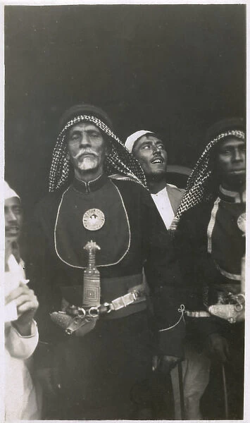 The Sheik of Muscat, Oman and his right hand man