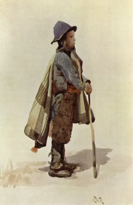 Framed Print : A Shepherd Boy Of Andalusia Framed Print : A Shepherd Boy Of Andalusia
