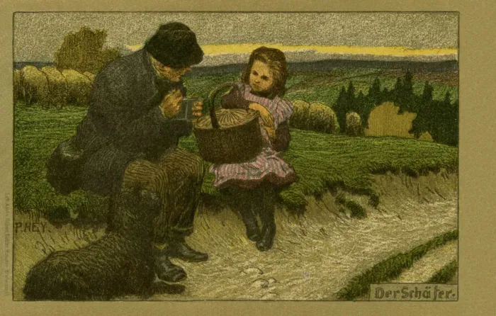 Framed Print : The Shepherdess Framed Print : The Shepherdess