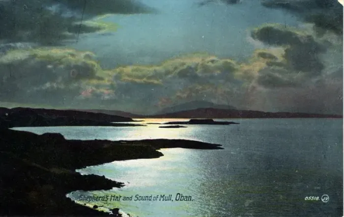 Framed Print : Shepherds Hat & Sound of Mull, Oban, Argyllshire Framed Print : Shepherds Hat & Sound of Mull, Oban, Argyllshire