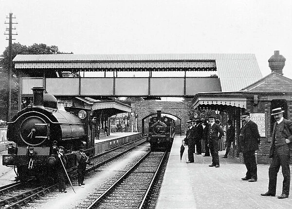 Shepton Mallet Railway Station Edwardian period