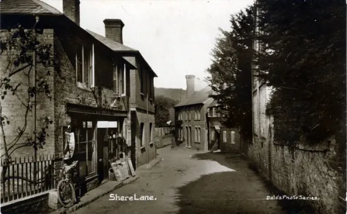 Framed Print : Shere Lane, Shere, Guildford, England Framed Print : Shere Lane, Shere, Guildford, England