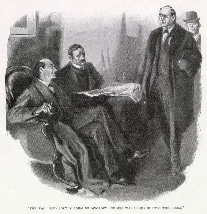 Framed Print : Sherlock Holmes - Adventure of The Bruce-Partington Plans Framed Print : Sherlock Holmes - Adventure of The Bruce-Partington Plans