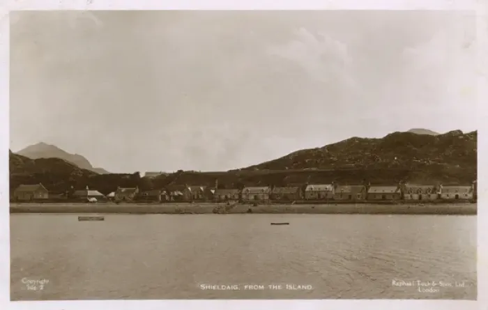 Framed Print : Shieldaig, Northwest Highlands of Scotland - From the Island
