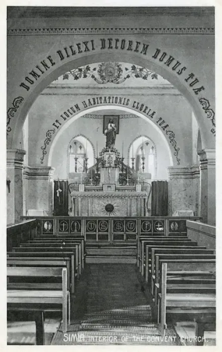 Framed Print : Shimla, Himachal Pradesh, India - Convent Church Interior Framed Print : Shimla, Himachal Pradesh, India - Convent Church Interior