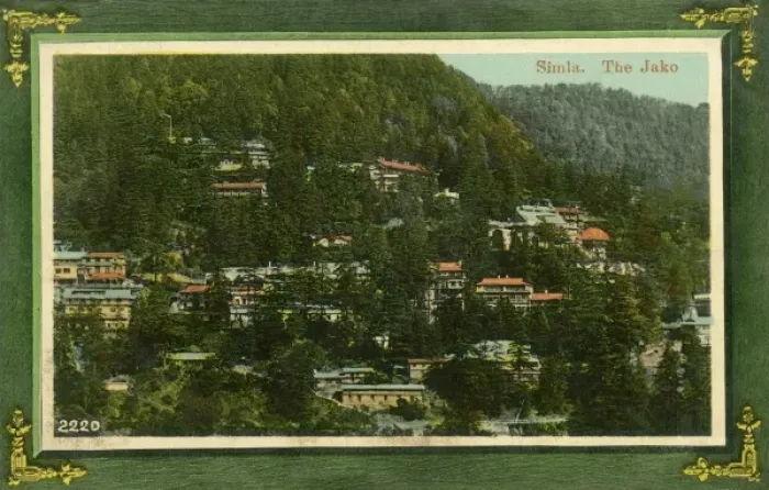 Framed Print : Shimla, India - The Jako Framed Print : Shimla, India - The Jako