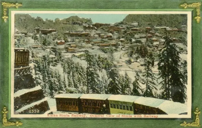 Framed Print : Shimla, India - Kalka to Shimla Railway Framed Print : Shimla, India - Kalka to Shimla Railway