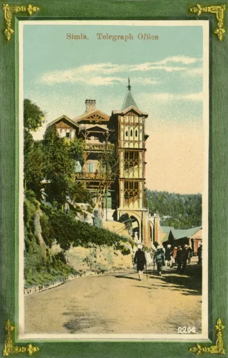 Framed Print : Shimla, India - The Telegraph Office Framed Print : Shimla, India - The Telegraph Office